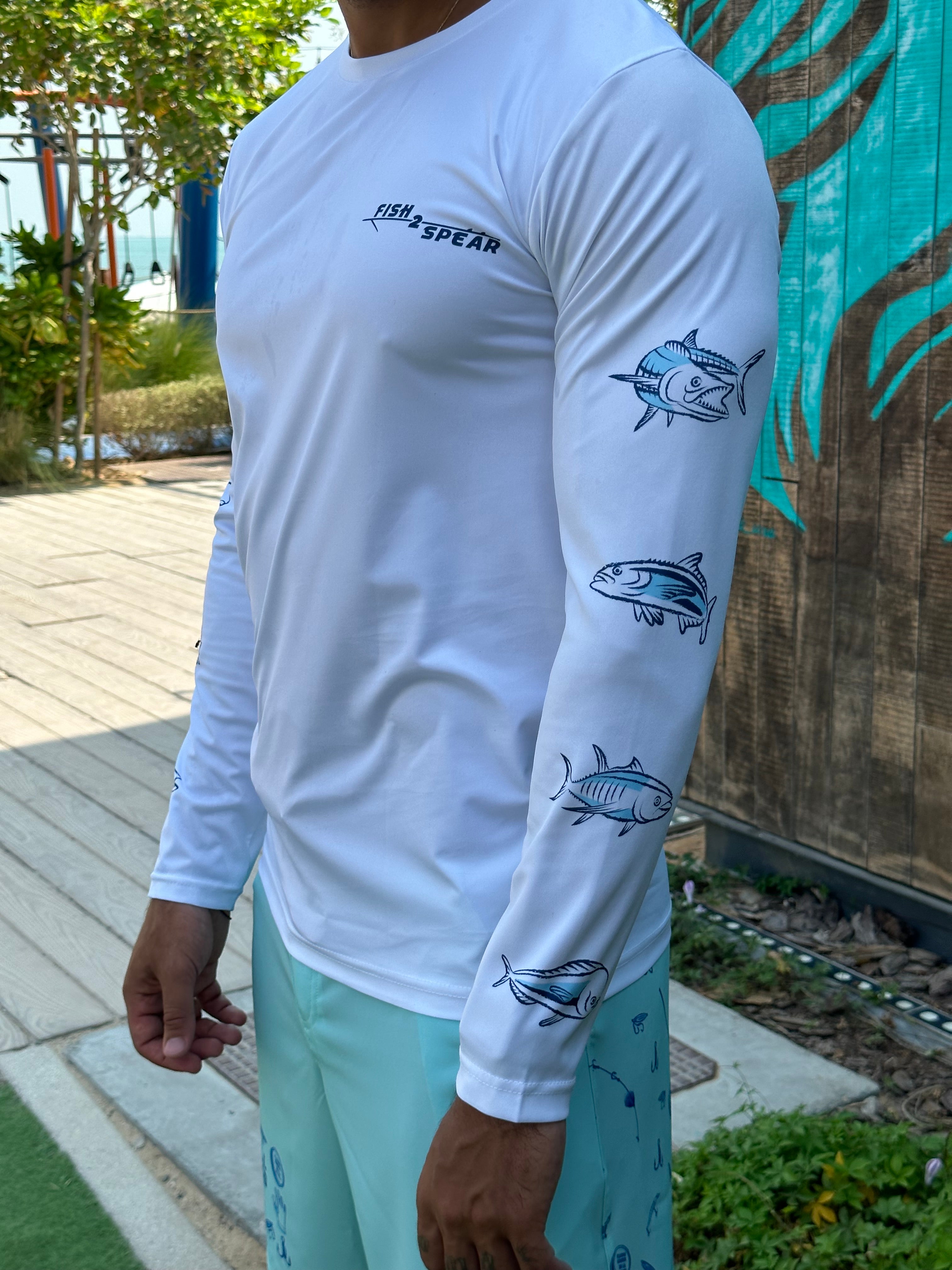50+UPF Long Sleeve T-shirt, Fishing Apparel, Fishing Shirt, UV T-Shirt